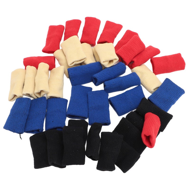Finger Sleeves: Nylon Breathable Material - Cushioning Protection Finger Support for Sports, Fitness, Home Work & Daily Activities - Image 2