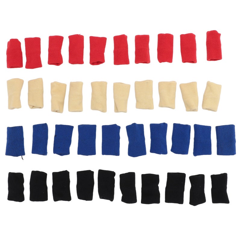 Finger Sleeves: Nylon Breathable Material - Cushioning Protection Finger Support for Sports, Fitness, Home Work & Daily Activities - Image 1
