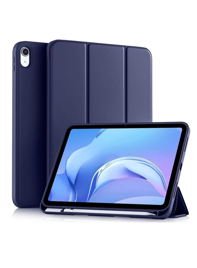 iPad Smart Case 10.9 with Auto Sleep/Wake Super Protection with Pen Holder Suitable for iPad Stand for Watching Movies Navy  - Image 1