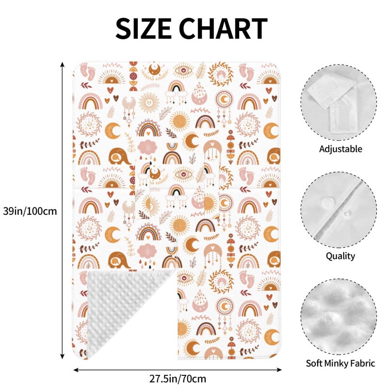 Mcewoel Boho Car Seat Cover For Baby In Winter Summer  Nursing Cover For Mom Boho Baby Stuff For Boys - Image 5