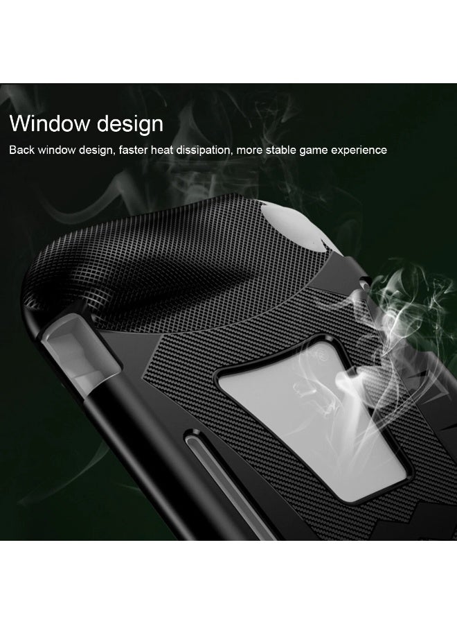 Chabeia Black Silicone TPU Shockproof Protection Full Case Cover Shell for Nintendo Switch Lite Soft with Ergonomic Grip - Image 4