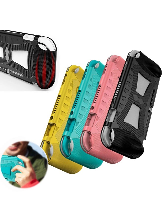 Chabeia Black Silicone TPU Shockproof Protection Full Case Cover Shell for Nintendo Switch Lite Soft with Ergonomic Grip - Image 1