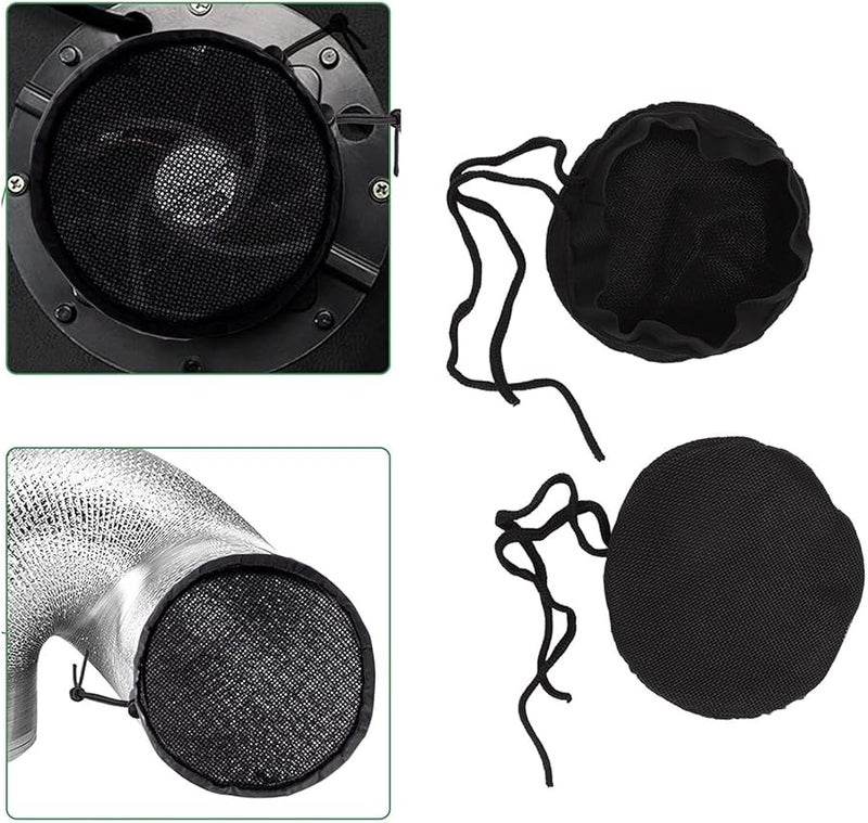 Grow Tent Ventilation Cover Dust Proof Filter Mesh Hood 4 Inch 2 PCS - Image 5