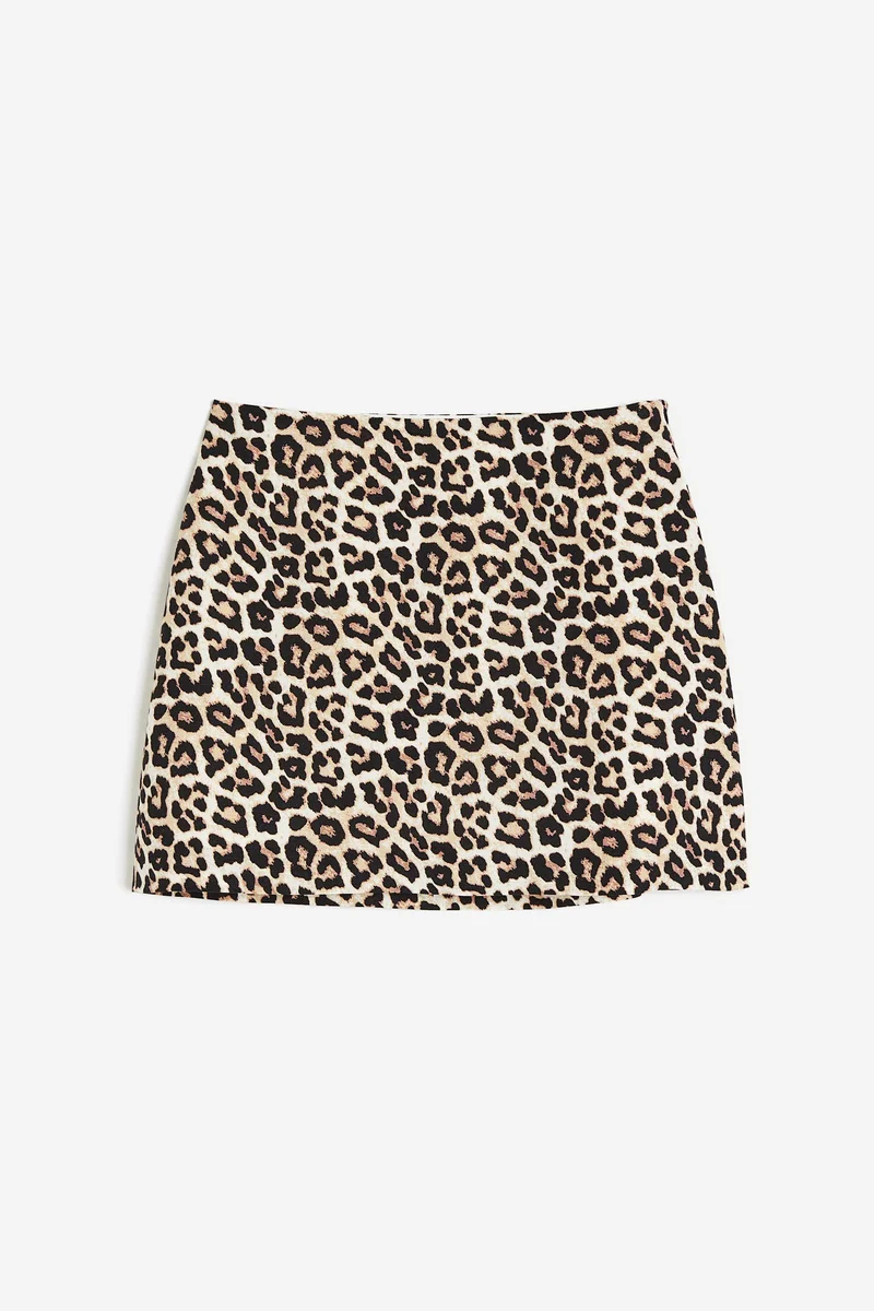 H&M Printed Mini Skirt