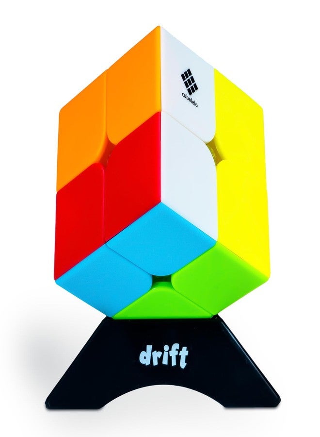 Cubelelo Drift 2x2 Stickerless with Stand | High-Performance Speed Cube | Smooth Turning & Adjustable Tension | Durable & Reliable | Ideal for All Ages - Image 1