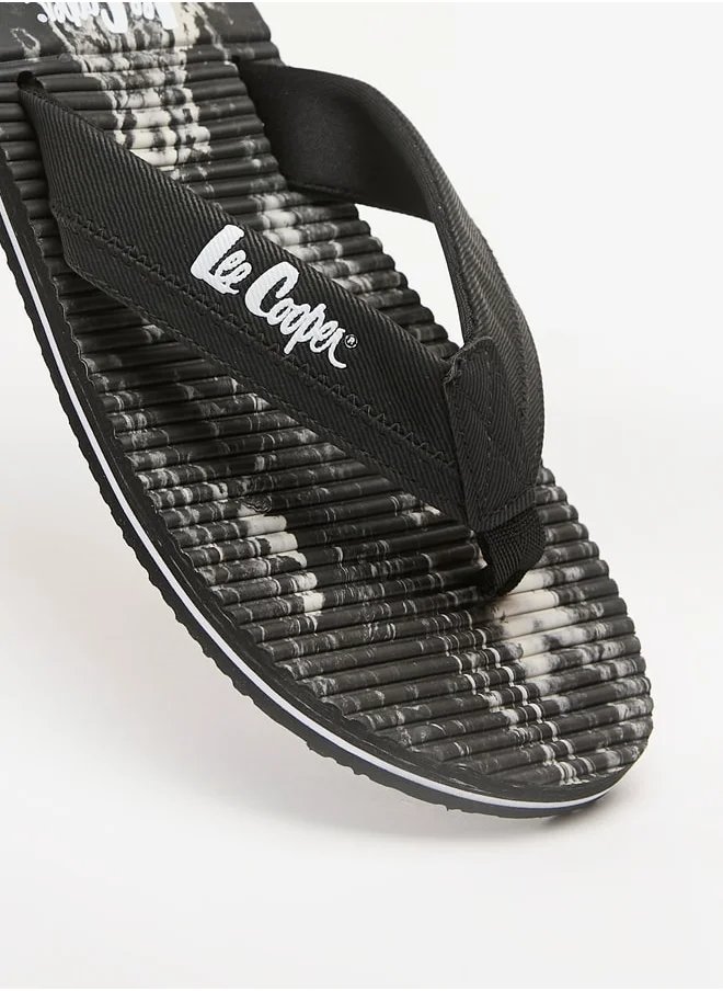 Lee Cooper Mens Printed Flip Flops