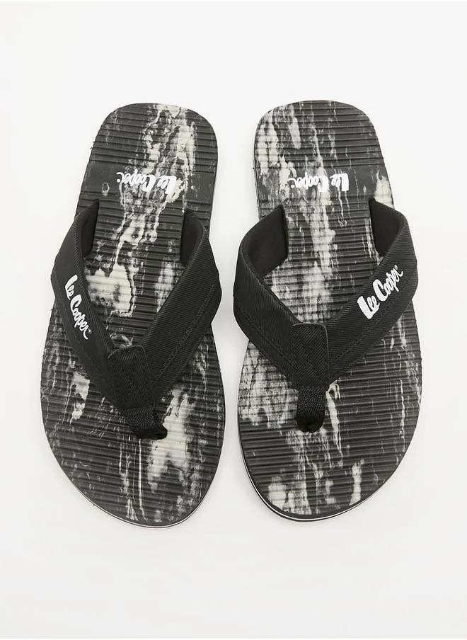 Lee Cooper Mens Printed Flip Flops