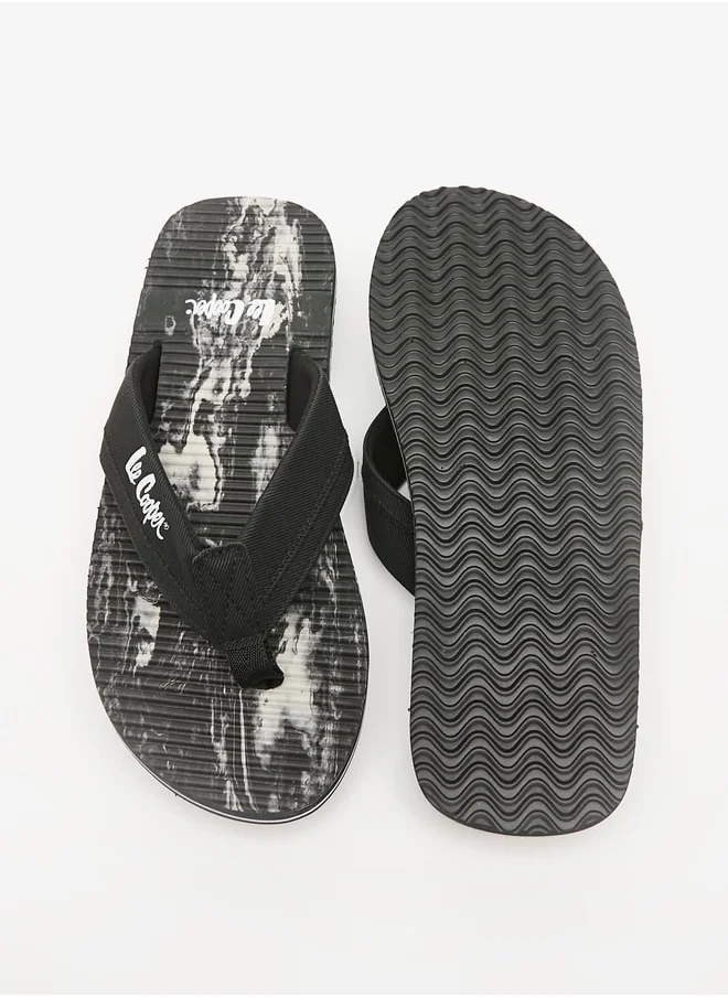 Lee Cooper Mens Printed Flip Flops