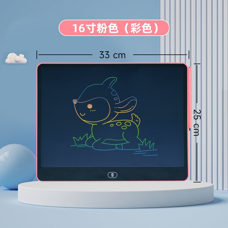 16Inch Children'S Writing Board Children'S Drawing Board Erasable Small Blackboard Lcd Large Screen Painted Drawing Board Lcd Graffiti Board - Image 1