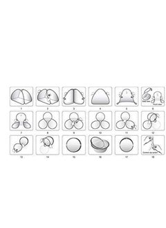 Sleep night شبكة ناموس قابلة للطى لسرير مفرد 180x200 سم مايكروفايبر أبيض/وردي  - Image 5