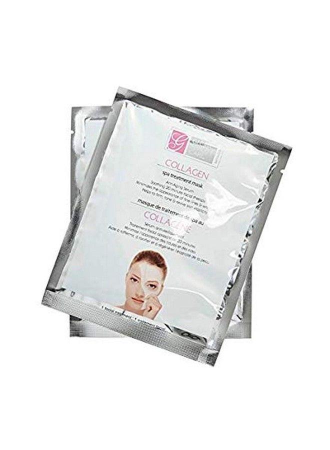 Global Beauty Care Collagen Spa Treatment Mask 2 Facial Treatments - Image 2