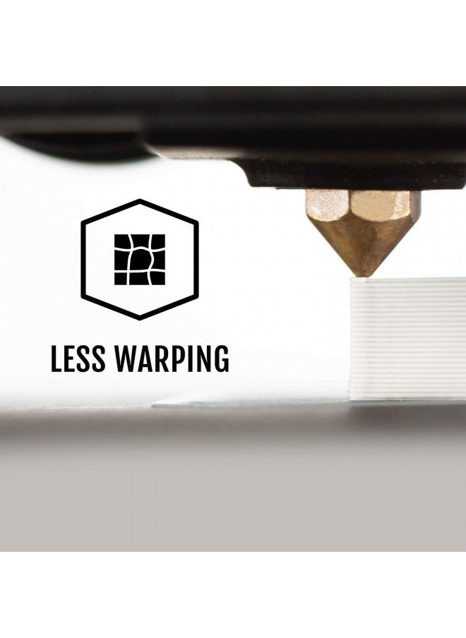 HATCHBOX Hatchbox Petg 3D Printer Filament, Dimensional Accuracy +/- 0.03 Mm, 1 Kg Spool, 1.75 Mm, White  - Image 4
