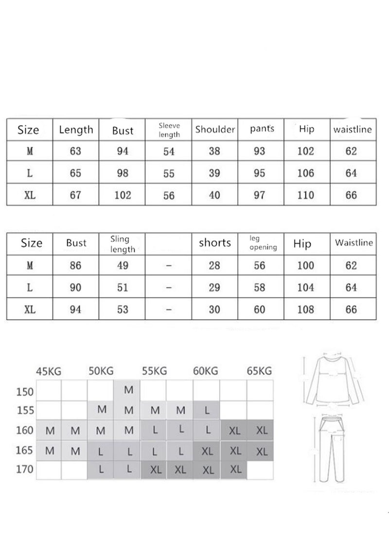 Generic - 7pcs pajamas set for women in all seasons imitation silk pajamas set - Image 1