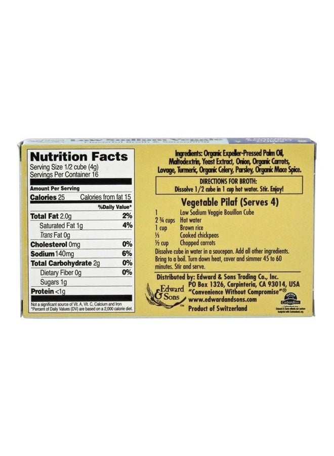 Edward & Sons Vegetable Bouillon Cubes; Low Salt - Image 2