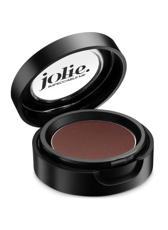 Jolie Cosmetics Powder Pressed Matte Eyeshadows - Cruelty Free, Vegan, Single Pan Eyeshadow 1.48g Warm Neutrals (Pebble)