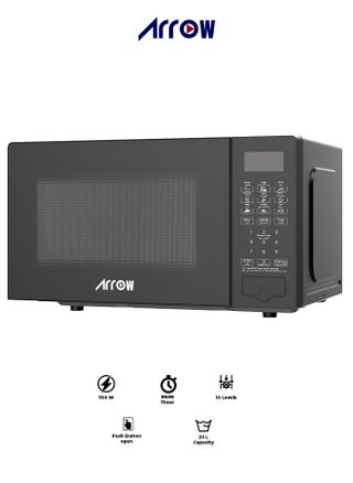 20L Digital Microwave Oven, 700W | 10 Microwave Power Levels | Membrane Control | 99:99 Minute Timer | Defrost Function | Cooking End Signal | Stylish Black Design | Easy Push-Button Door | Model Name: RO-20MWBD - pzsku/ZE4E76E2CA833D0B020F8Z/45/_/1730796497/3ac21aae-2d21-4e46-8a74-87413675744e