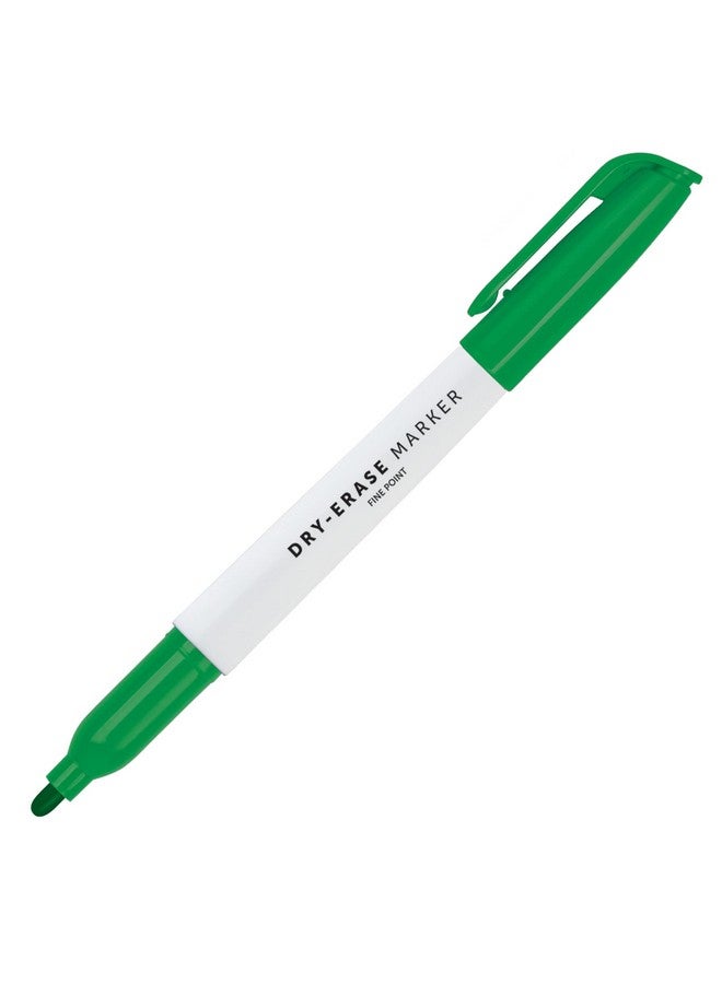 Office Depot ® Brand Low-Odor Pen-Style Dry-Erase Markers, Fine Point, 100% Recycled Plastic Barrel, Assorted Colors, Pack Of 12 - Image 3