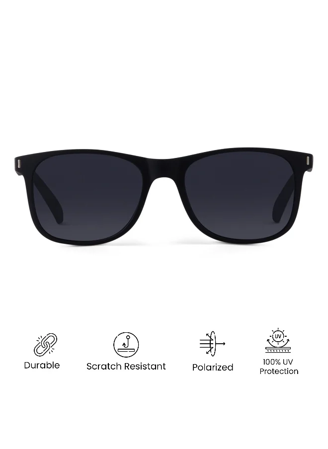 Woggles Darkstar Polarized Square Sunglasses