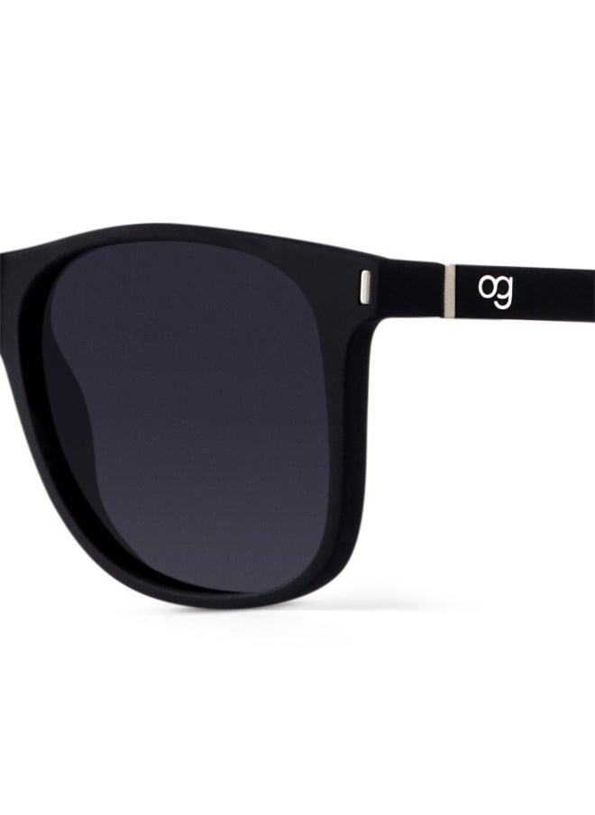 Woggles Black Polarized square sunglasses  - Image 5