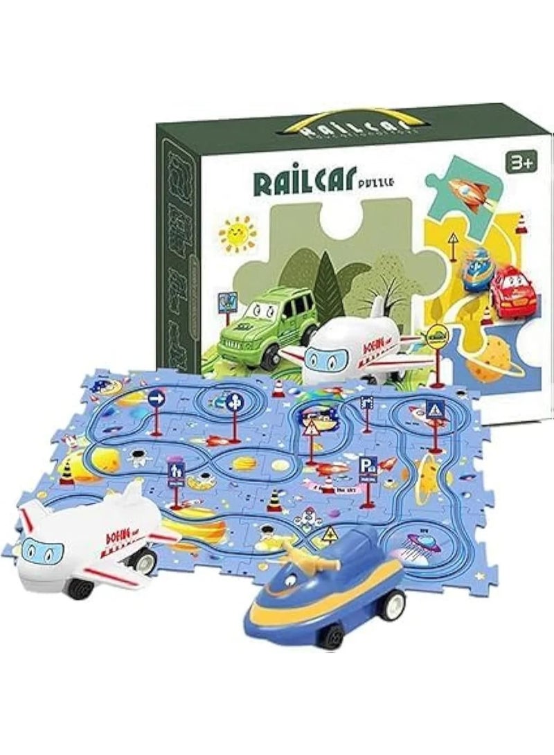 Puzzle Track Car Toy for Kids, Puzzle Track Car, Car Track Puzzle Toy, Kids Car Track, Car Track Building Toy, DIY Car Track Toy, Racing Track Toy for Kids, Kids Racing Car Track, Car Track Set, Kids Car Track Set, Car Track and Racing Car Set, Building Car Toy, Car Puzzle Toy, Kids Car Puzzle, Car Track Puzzle, Racing Road Toy, Car Racing Track, Build Your Own Car Track Toy, Car Track Assembly Toy, Educational Car Toy, Brain Development Toy for Kids, Skill Development Toy, Interactive Car Toy for Kids, 3D Car Track Toy, Curved Car Track Toy, Car with Track Toy, Racing Road Building Toy, Home Racing Car Toy, Car Toy for Toddlers - Image 4