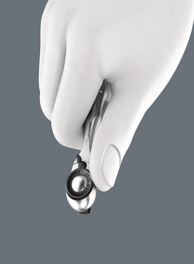Wera 8008 A Zyklop Mini 3 Ratchet with 1/4" Drive, 1/4" x 87 mm, 05003793001 - Image 4