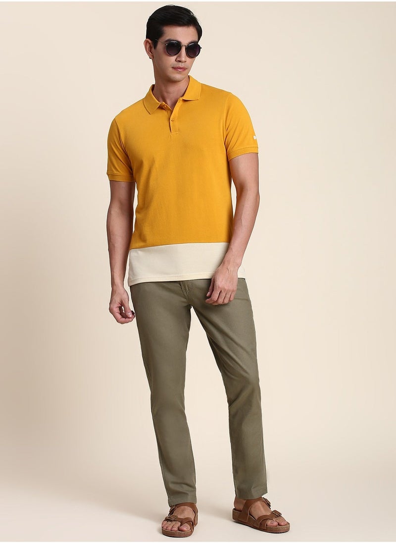 Dennis Lingo - بنطلون كتان رجالي بقصّة Slim Fit ومتوسط الارتفاع - Image 1