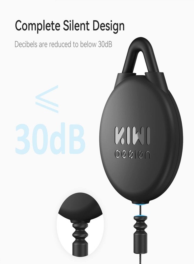 KIWI design VR Cable Management, 6 Packs Pulley System, Quiet, Compatible with Quest 2/Quest Pro/PSVR2/Rift S/Valve Index/HTC Vive/Vive Pro/HP Reverb G2/PSVR/ VR Accessories, Black - Image 4