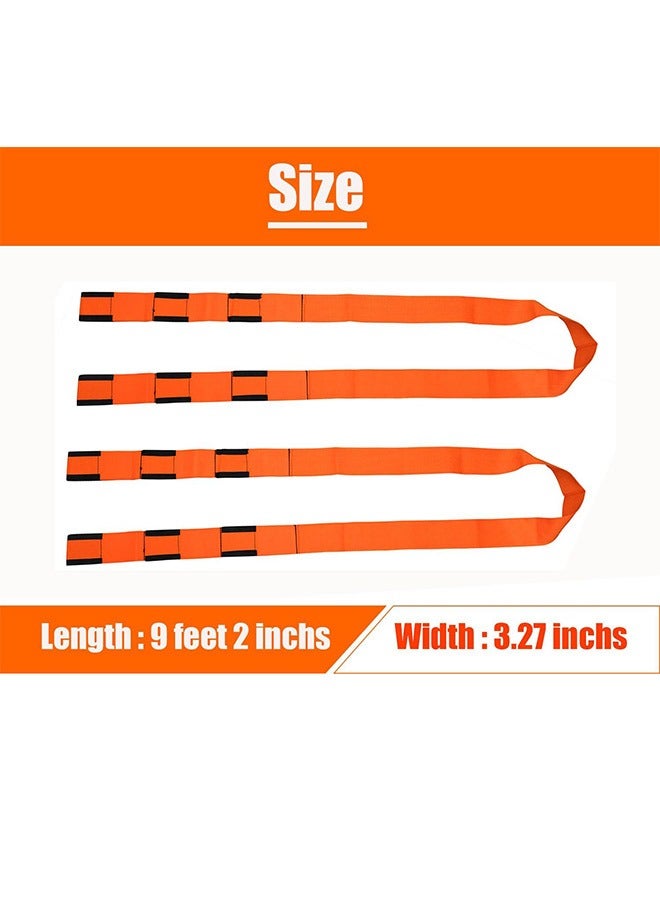 2 Pack Moving Straps, 2-Person Furniture Appliances Mattresses Lifting and Moving Straps - Image 2