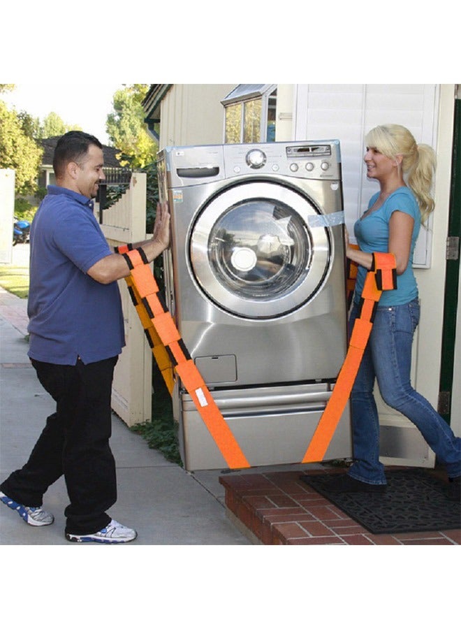 2 Pack Moving Straps, 2-Person Furniture Appliances Mattresses Lifting and Moving Straps - Image 5