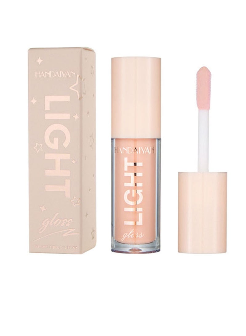 هاندايان ملمع شفاه جيلي مرطب، يدوم طويلاً، عالي اللمعان، بقع خفيفة، لامع للغاية، بلسم زيت ملون، معالجة الشفاه، توهج زجاجي، لمعان، مكياج، لون مشرق، رافع، العناية بالشفاه للنساء والفتيات - Image 2