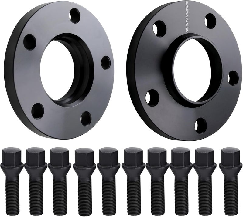 DCVAMOUS 2PC 5x120 Hubcentric Wheel Spacers 12mm - Image 1