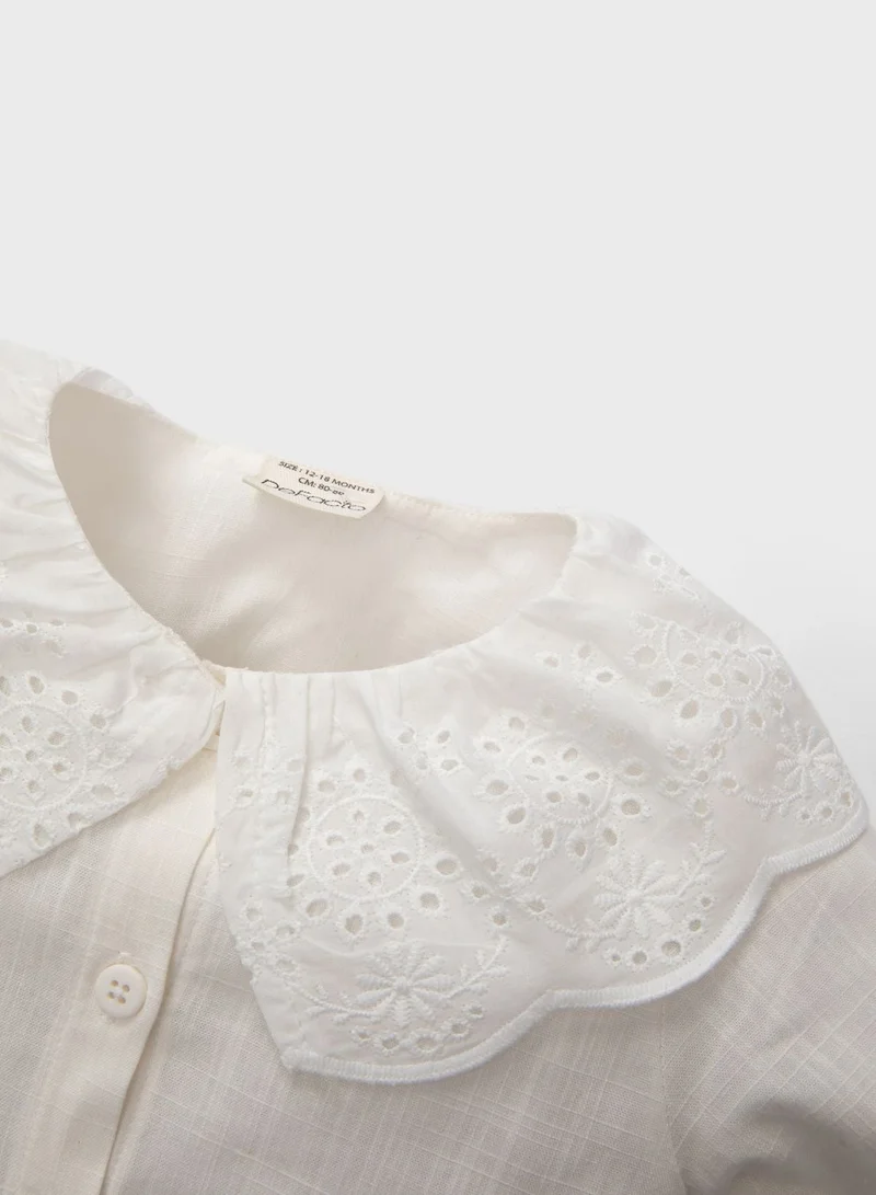 DeFacto  Embroidered Collar Dress  | Best Price UAE