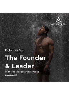 Ancestral Supplements كبسولات شحم البقر المتغذى على العشب، 3000 ملجم، مكمل غذائي للدهون الكلوية يدعم العظام والأسنان واللثة والجلد، مضاد للالتهابات والمناعة والصحة العامة، غير معدل وراثيًا، 180 كبسولة  - Image 4