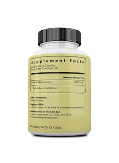 Ancestral Supplements كبسولات شحم البقر المتغذى على العشب، 3000 ملجم، مكمل غذائي للدهون الكلوية يدعم العظام والأسنان واللثة والجلد، مضاد للالتهابات والمناعة والصحة العامة، غير معدل وراثيًا، 180 كبسولة  - Image 2