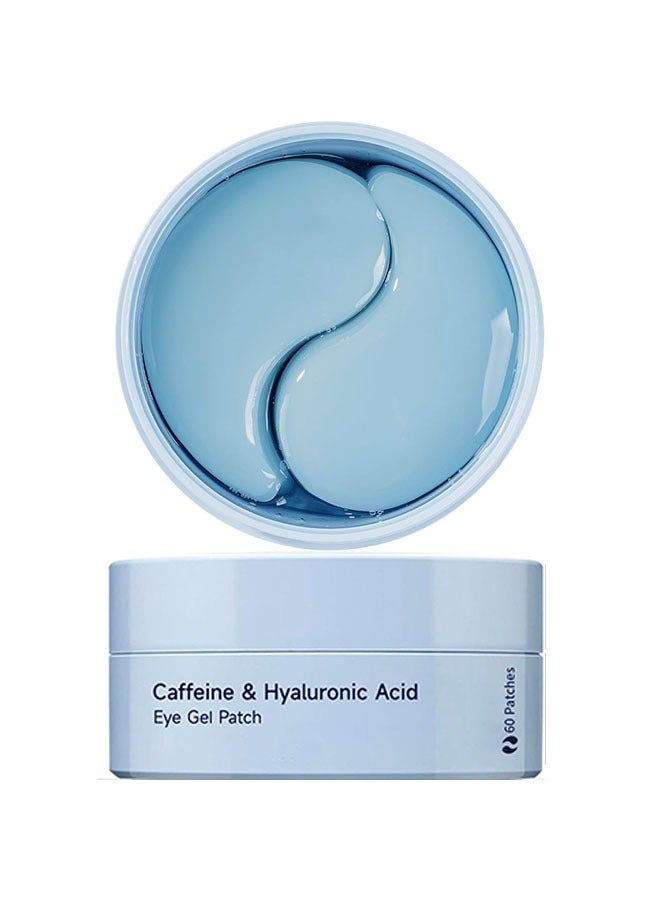 Terez & Honor Under Eye Patches for Dark Circles - 60 Korean Hydrogel Masks for Puffiness, Bags with Caffeine, Hyaluronic Acid, Niacinamide - Undereye Brightening, Hydrating, Anti-Wrinkle & Cooling - Image 4