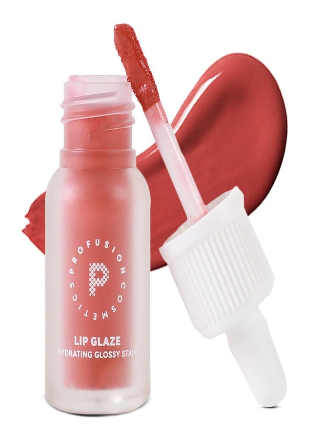 Profusion Cosmetics Hydrating Lip Stain - Vibrant Liquid Lip Glaze with Vitamins A & E - Long Lasting Glossy Finish with Non-Sticky Formula - 12 Stunning Shades (Cherry Glaze) - Image 1