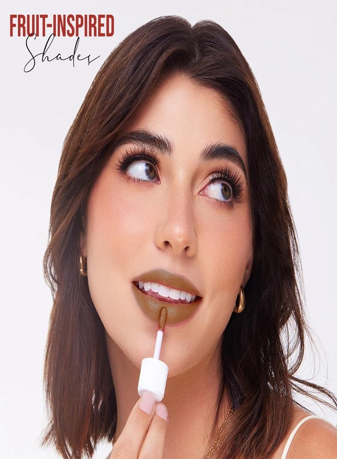 Profusion Cosmetics Hydrating Lip Stain - Vibrant Liquid Lip Glaze with Vitamins A & E - Long Lasting Glossy Finish with Non-Sticky Formula - 12 Stunning Shades (Cherry Glaze) - Image 5