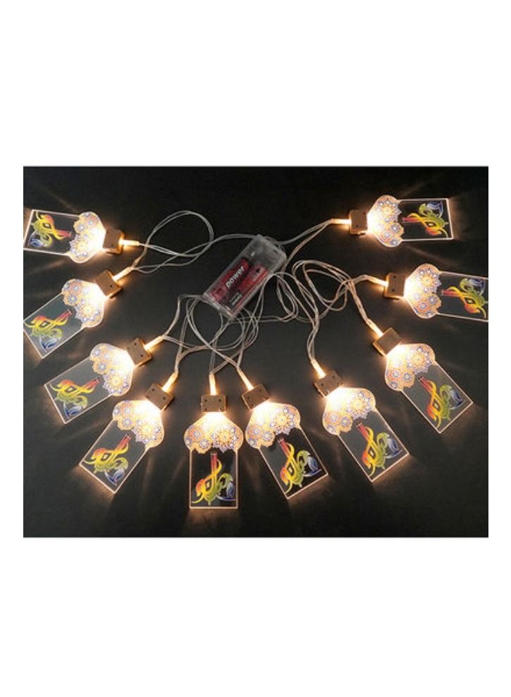XiuWoo Eid And Ramadan LED String Light With 10 LED Multicolour - Image 1