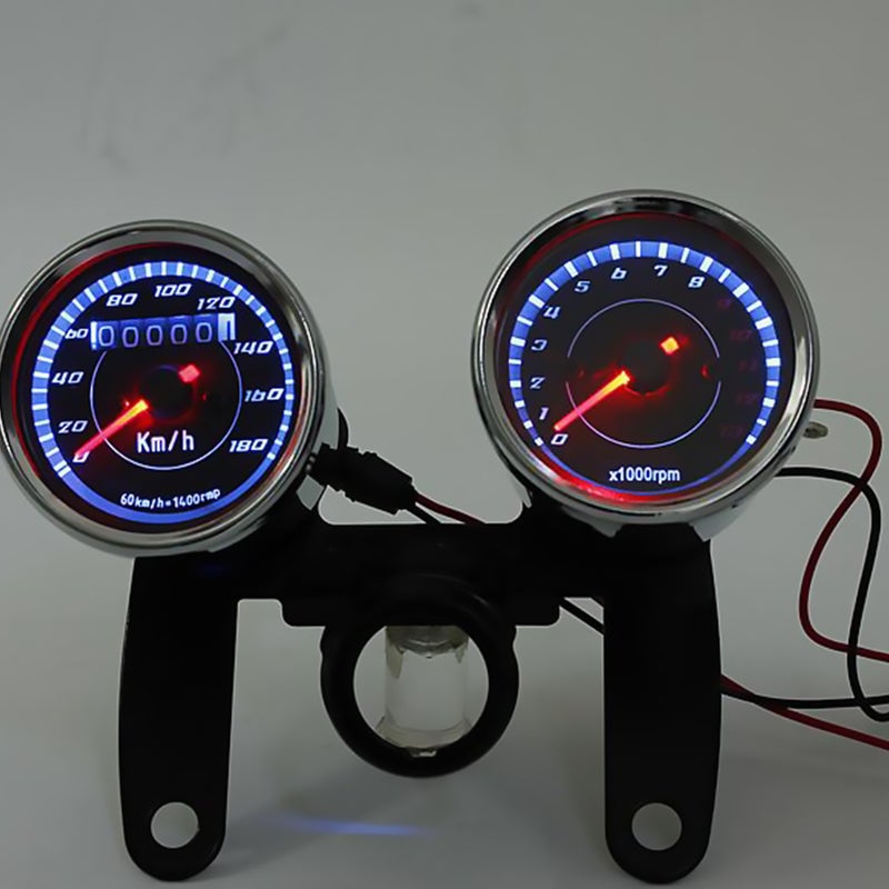 12V Two in One Motorcycle Tachometer Speedometer Motorcycle Supplies - Image 1