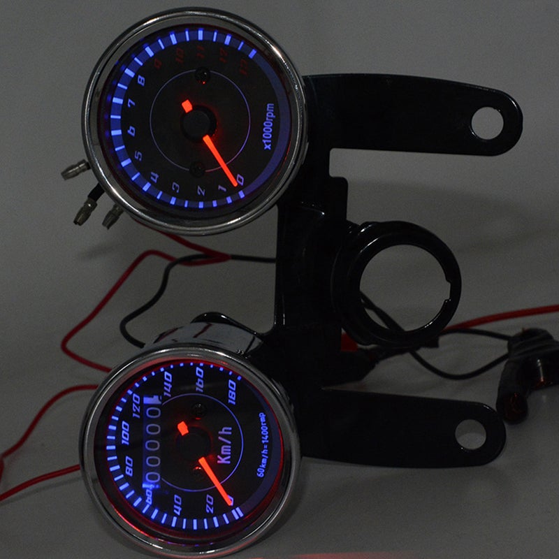 12V Two in One Motorcycle Tachometer Speedometer Motorcycle Supplies - Image 2