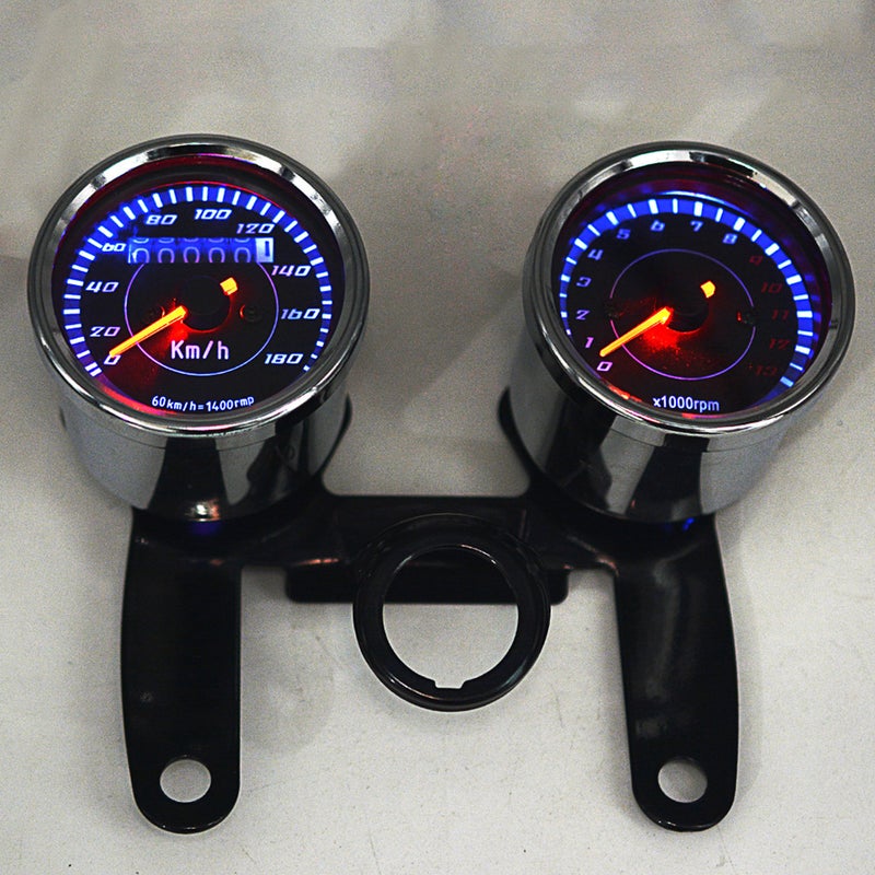 12V Two in One Motorcycle Tachometer Speedometer Motorcycle Supplies - Image 3