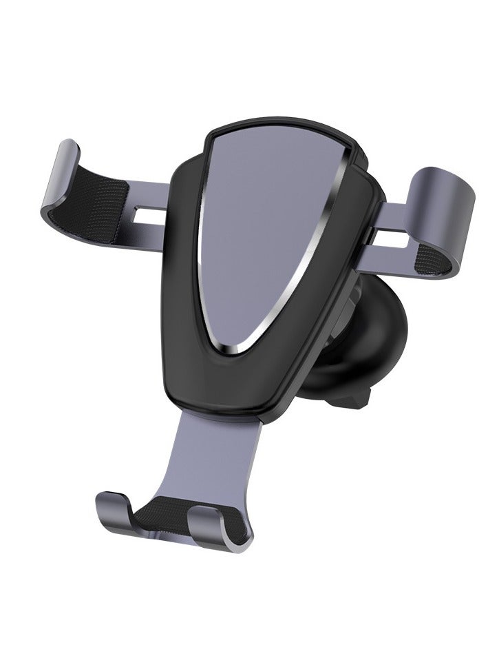 KUYING Creative mobile phone in car sensing gravity bracket, air outlet, universal metal car navigation mobile phone bracket customization  - Image 1