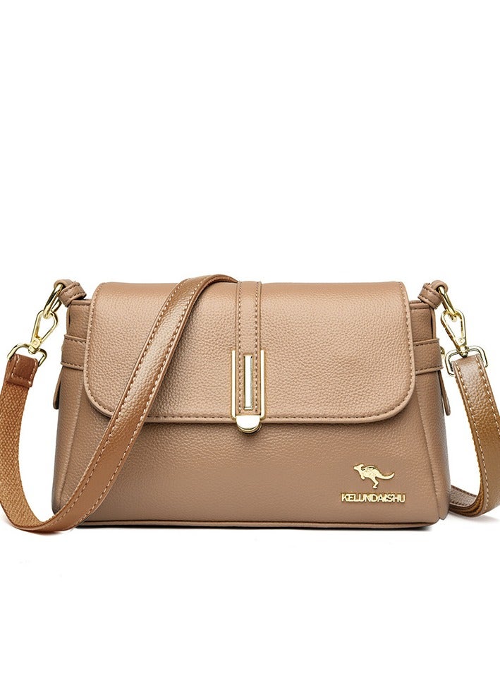 KANGAROO New Fashionable And Minimalist Hand-held Single-shoulder And Crossbody Bag 