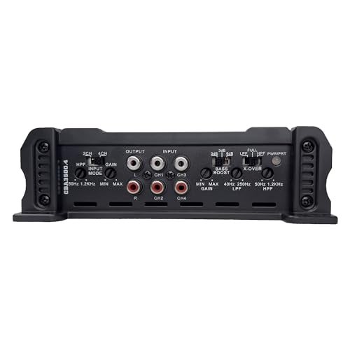 Orion Cobalt Series CBA3500 4 High Efficiency 4-Channel Class A/B Amplifier for Car Audio Stereo - 3500W High Output, 2/4 Ohm Stable, Adjustable Low/High Pass, Bass Boost, MOSFET Power Supply - Image 3