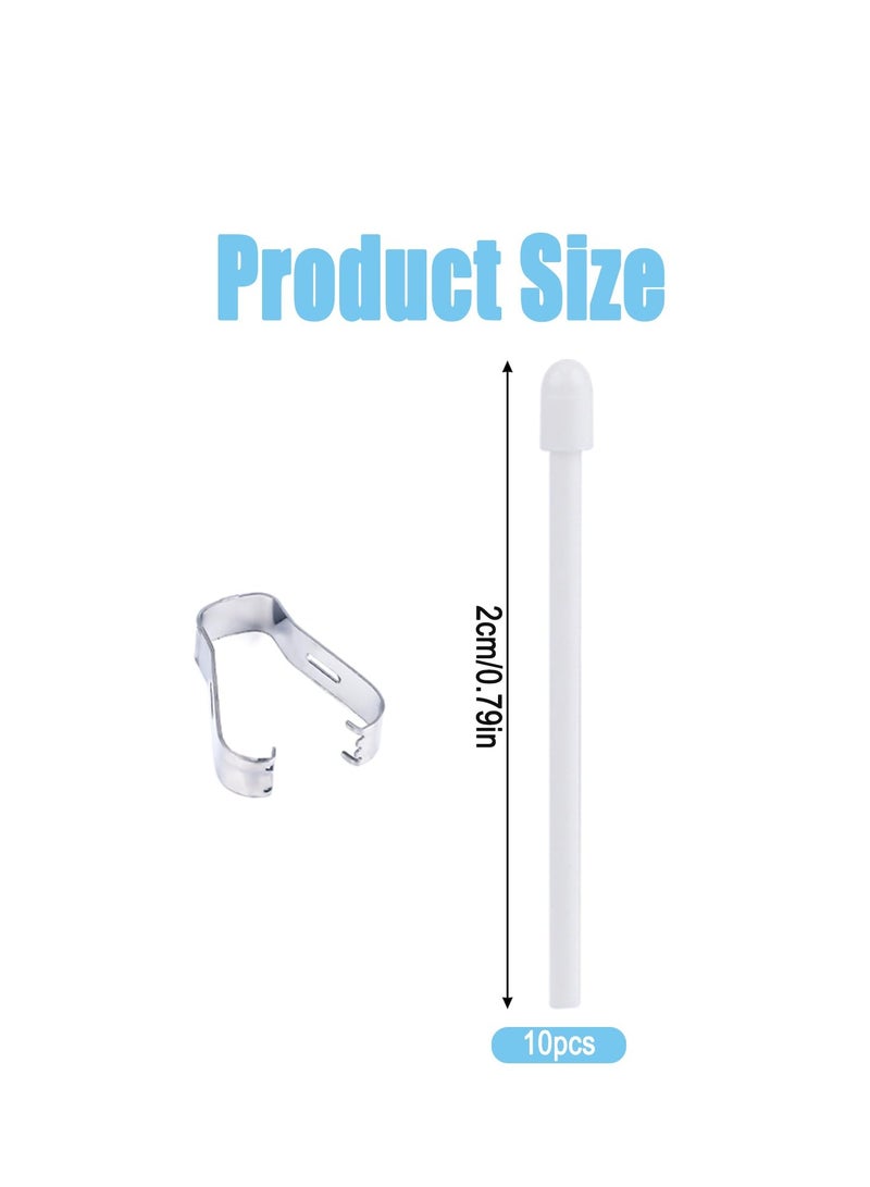 SYOSI 10pcs Pen Nibs Replacement for Remarkable 2, Maker Pen Tip Replacement with Install Tool Stylus Nib Painting Writing Accessories for Remarkable 1&2 Remarkable Maker Plus (White) - Image 2