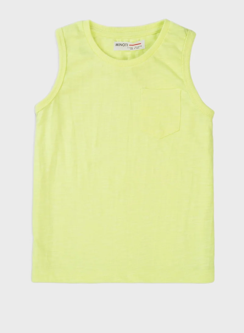 MINOTI Teen Basic Slub Vest