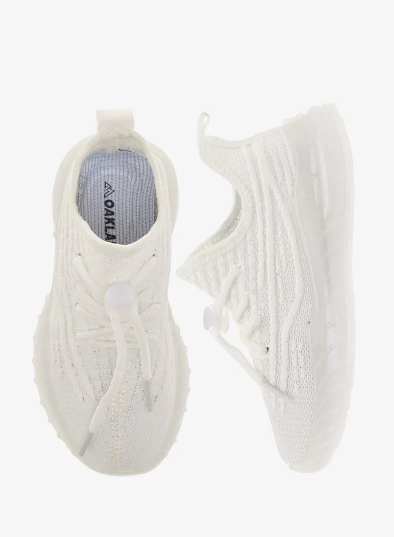 Oaklan by Shoexpress Girls Monotone Sports Shoes with Lace-Up Closure