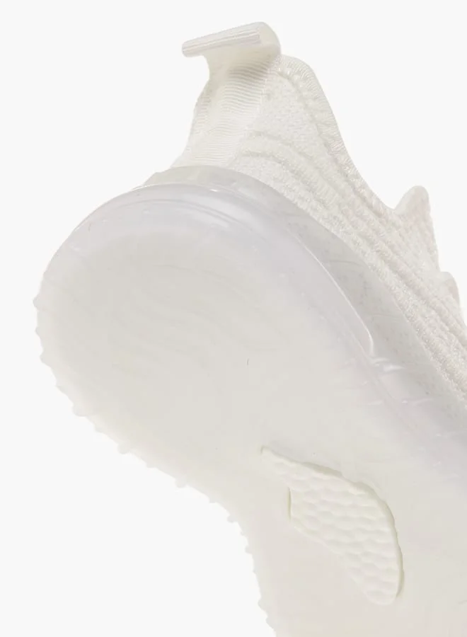 Oaklan by Shoexpress Girls Monotone Sports Shoes with Lace-Up Closure