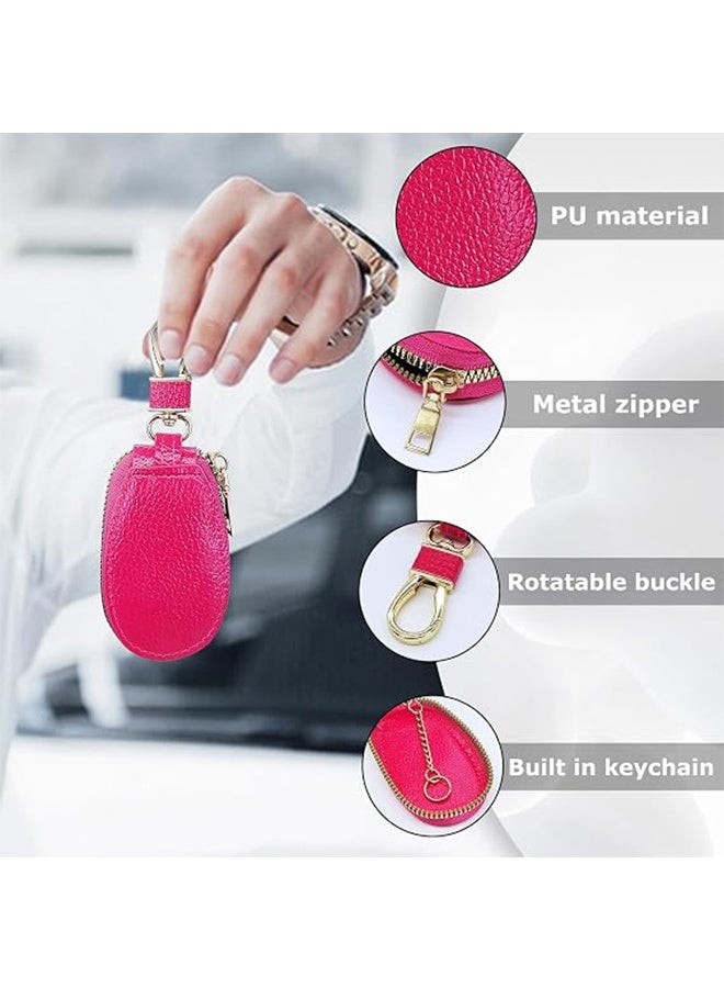 Car Key Fob Case, Multi-Functional Car Key Case with Zipper Car Key Fob Holder for Women Men - Image 3