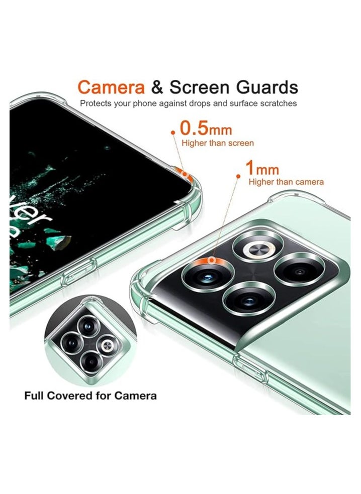 Generic Case for Oneplus 10T Phone Cover,Ultra-thin Crystal Transparent Case,Shockproof Lightweight TPU Slim Fit Protective Case for Oneplus 10T (Clear)  - Image 5